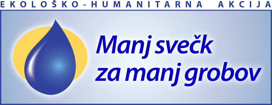 Manj svečk za manj grobov